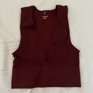 Urban Outfitters Haley Top Burgundy